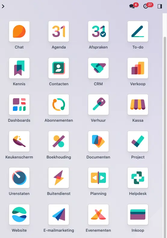 Mobile Odoo Apps